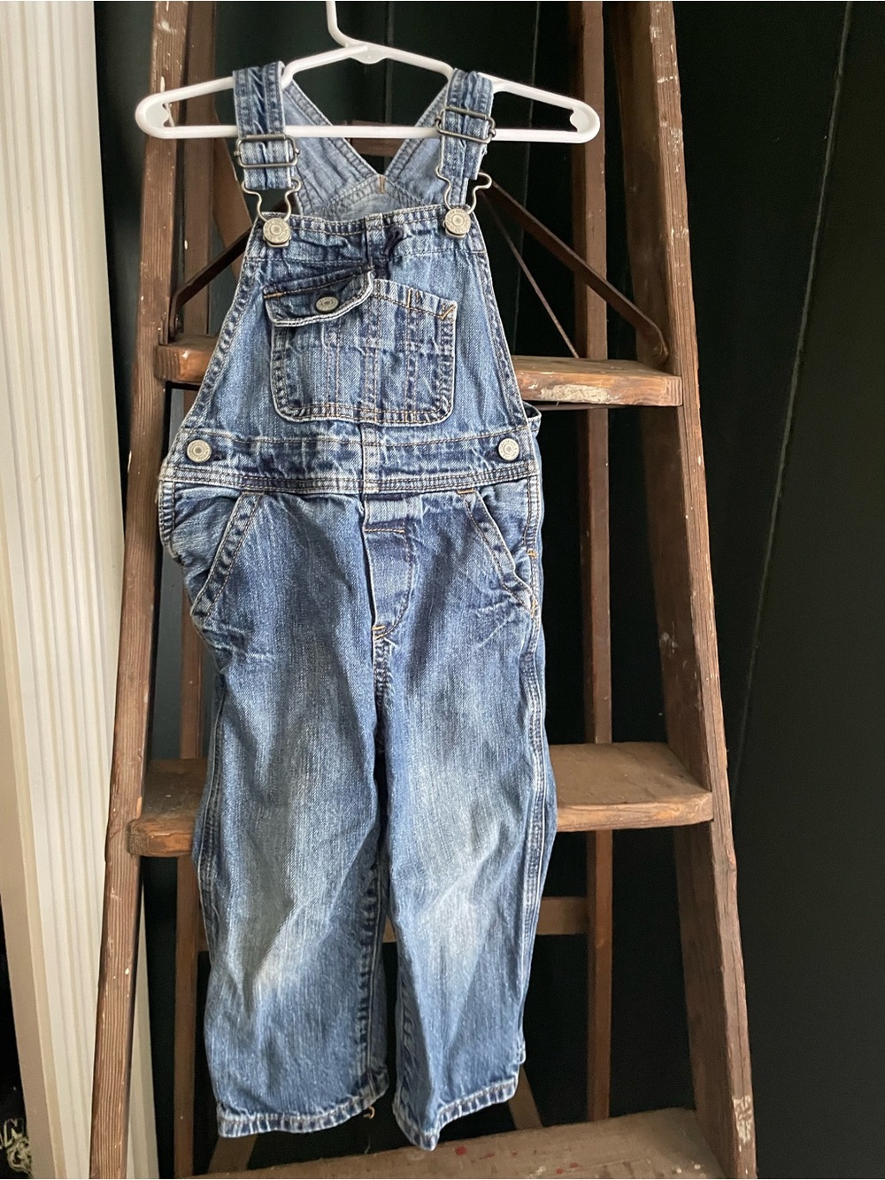 GAP Classic Kids Denim Overalls - Blue